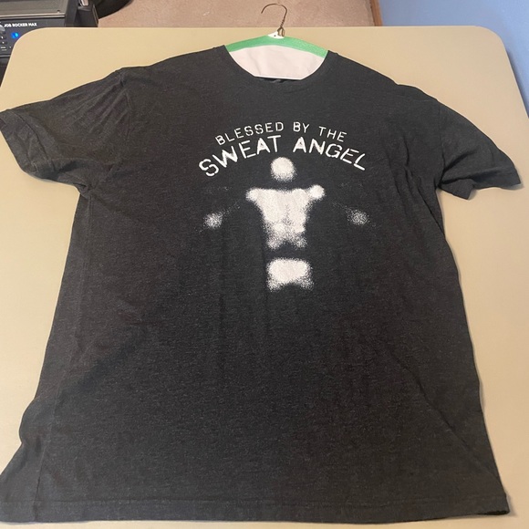 Dark gray G2OH “Blessed by the sweat angel” with graphic sweat angel design - Picture 2 of 6